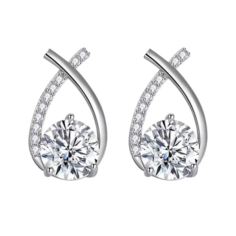 Boucle d'oreille Éclat Cristal