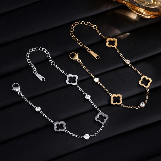 Bracelet Trèfle d’Or