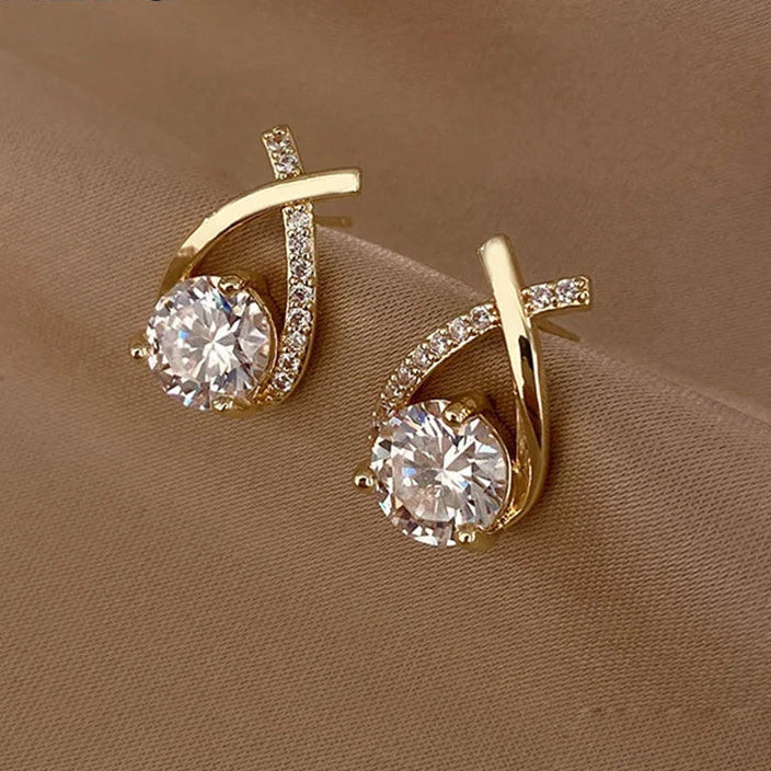 Boucle d'oreille Éclat Cristal
