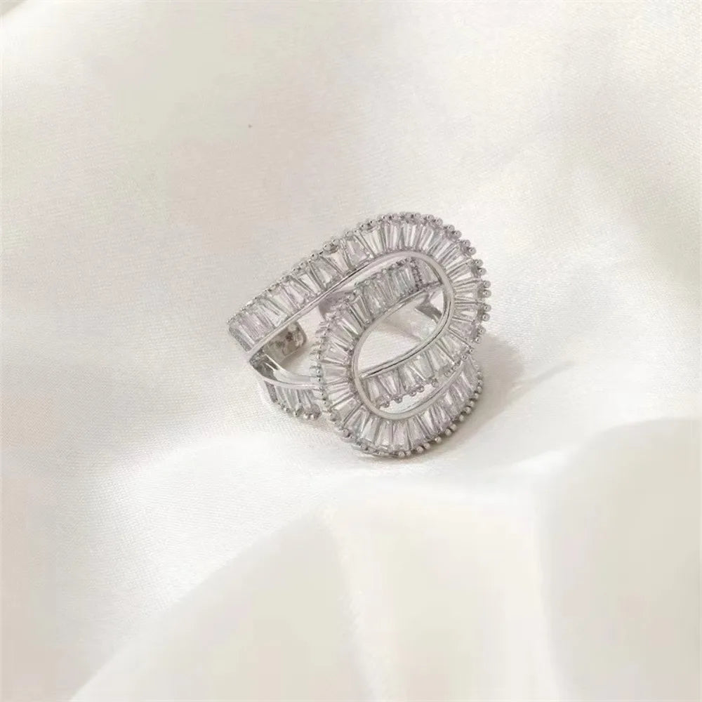 Bague Duo Strass