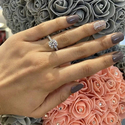 Bague Étoile Blanche