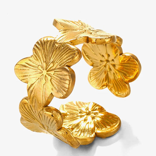 Bague Couronne Florale