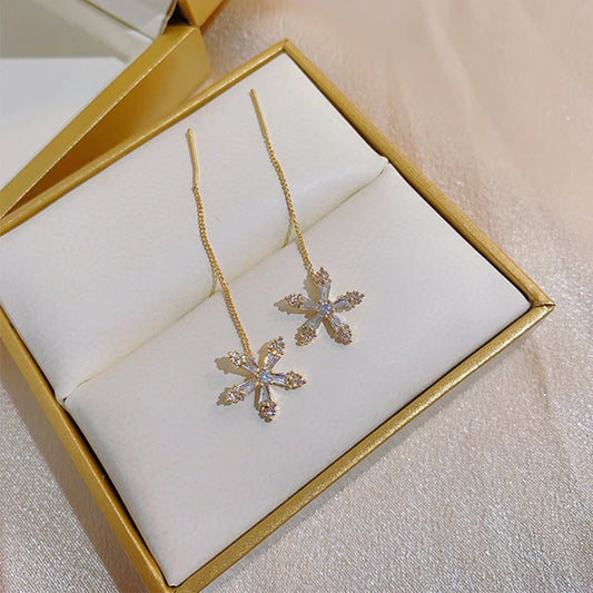 Boucle d'oreille Fleur & Éclat