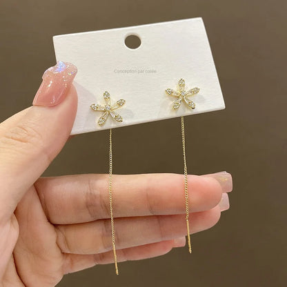 Boucle d'oreille Fleur & Éclat