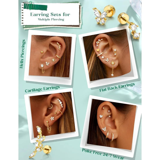 Percing Étoile Dorée