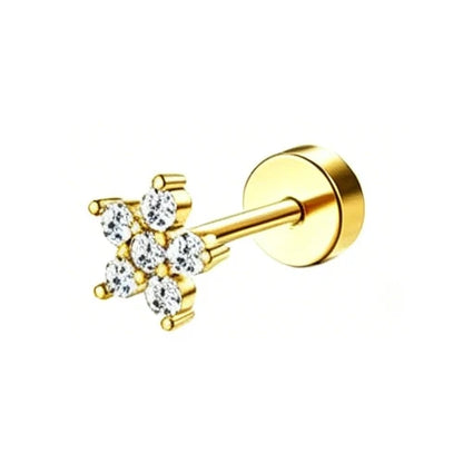 Percing Étoile Dorée