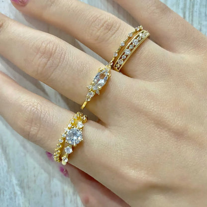 Bague Anneaux Lumière