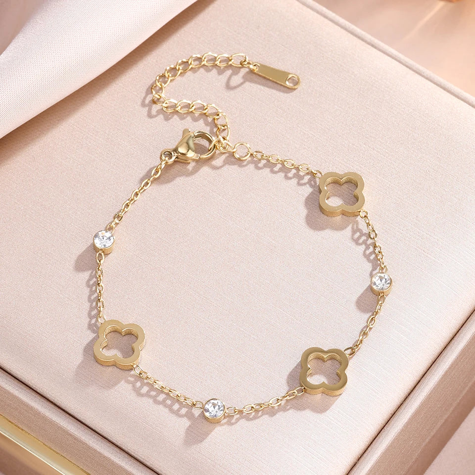 Bracelet Trèfle d’Or