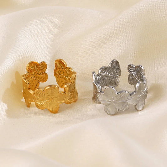 Bague Couronne Florale