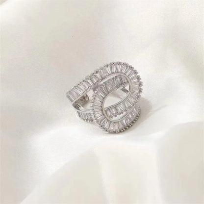 Bague Duo Strass