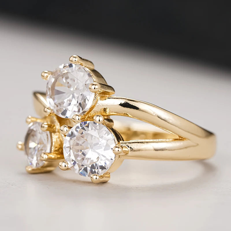 Bague Trilune
