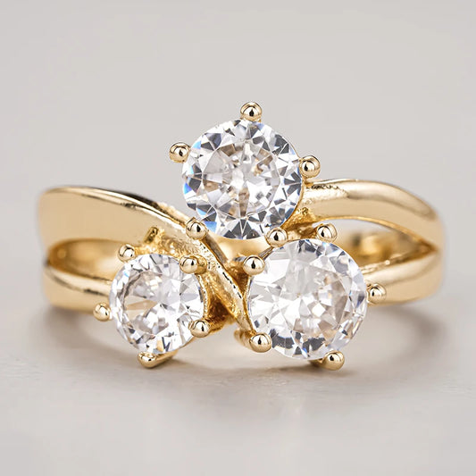 Bague Trilune
